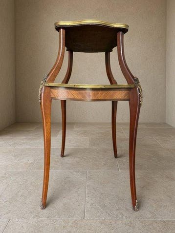 Étagère - Table à thé vintage au style Louis XV, à deux, Antiek en Kunst