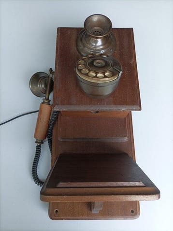Téléphone analogique - Bois, Métal, Antiquités & Art