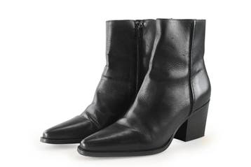 Manfield Enkellaarzen in maat 40 Zwart, Kleding | Dames, Verzenden, Zwart, Lage of Enkellaarzen, Zo goed als nieuw