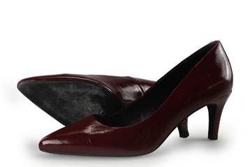 Manfield Pumps in maat 40 Rood, Pumps, Verzenden, Zo goed als nieuw, Manfield