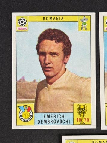 1970 Panini World Cup Mexico 70 - Romania: Dembrovschi,