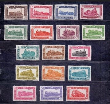 België 1949 - Volledige reeks Locomotieven - OBP/COB, Gestempeld