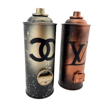 WhyCreationz (XX-XXI) - Chanel + Louis Vuitton 3D Spraycan