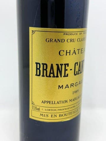 1989 Château Brane-Cantenac - Margaux 2ème Grand Cru Classé