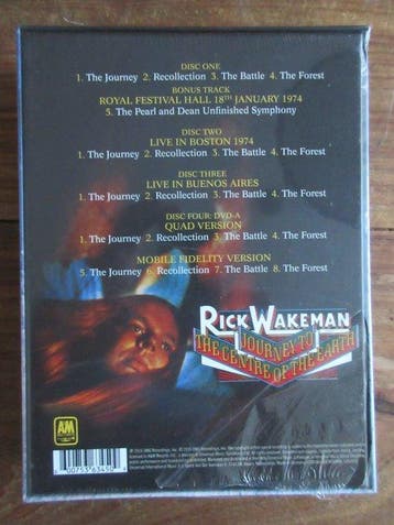 Rick Wakeman - Journey To The Centre Of The Earth - CD/DVD, Nieuw in verpakking