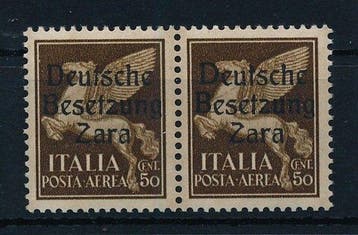 Duitse Rijk - Bezetting van Zara 1943 - Luchtpostzegel 50, Gestempeld