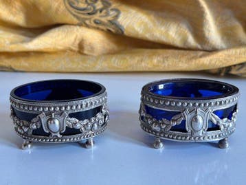 Zout- en pepervaatjes (2) - Cobalt - Premium Empire, Art