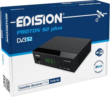 EDISION Proton S2 Plus Full HD Digitale Satellietontvange..., Ophalen of Verzenden