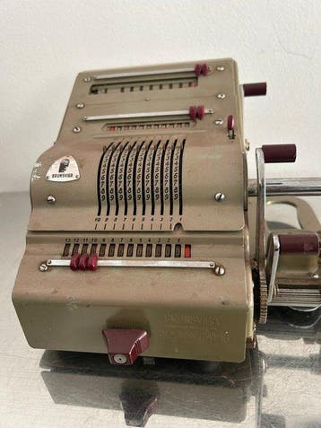 Brunsviga 13 RK - Rekenmachine - 1950-1960, Antiquités & Art