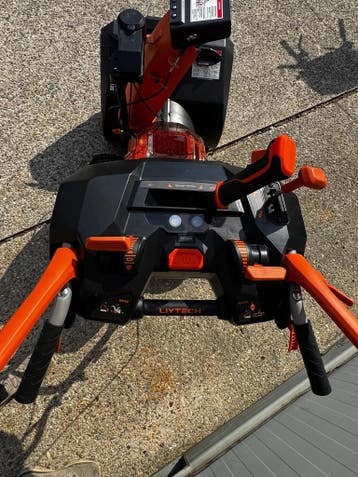 Sneeuwfrees accu 60Volt met 2 accu en lader (Tuin), Ophalen of Verzenden, Nieuw