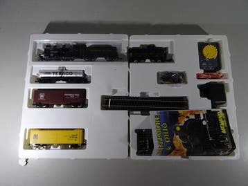 Mehano H0 - Treinset (1) - Compleetset stoomlocomotief met, Hobby en Vrije tijd, Modeltreinen | H0, Nieuw