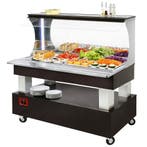 Gekoeld Buffet | GOURMET LINE | Hout/RVS | 4x 1/1 GN |, Zakelijke goederen, Horeca | Keukenapparatuur, Verzenden, Nieuw in verpakking