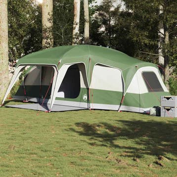 vidaXL Familietent met verandakoepel 9-persoons waterdicht, Verzenden, Nieuw
