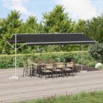 vidaXL Vrijstaande luifel Antracietkleurig 5 x 3 m Polyester, Verzenden, Nieuw
