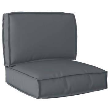 vidaXL Pallet Kussen Set Oxford Stof Antraciet 60 x 60 x 52, Huis en Inrichting, Verzenden, Nieuw