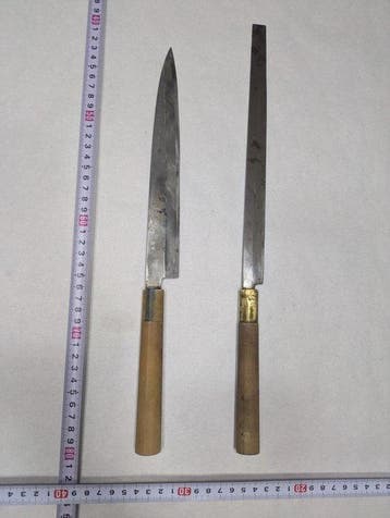 Couteau de cuisine - Acier, Bois - Japon - Couteaux
