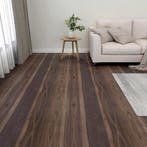 vidaXL Vloerplanken 55 pcs Donkerbruin 5,11 m² PVC, Verzenden, Nieuw