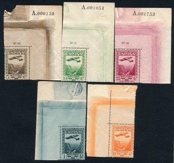 Spanje 1931 - 9e-eeuwfeest van de stichting van het, Postzegels en Munten, Postzegels | Europa | Spanje