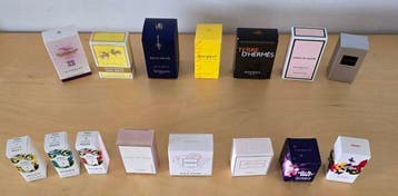 Themacollectie - lot de 15 miniatures de parfums