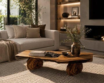 I TRUCIOLI del BARRI - Middentafel - Organisch ontwerp -