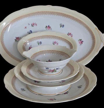A. Lanternier&Co Limoges - Service de table - Porcelaine -