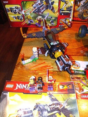 Lego Set - Ninjago - Ninjago set cars robot, Kinderen en Baby's, Nieuw