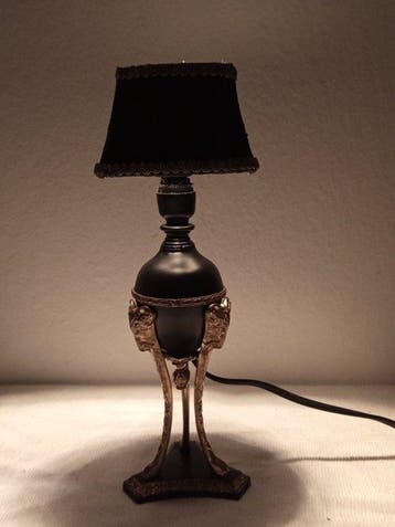 Lampe de bureau - bronze - tonne - Lampe de table
