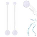Fako Bijoux - Zwangerschapspiercing - Bioplast Duo Classic -, Handtassen en Accessoires, Piercings, Verzenden, Nieuw