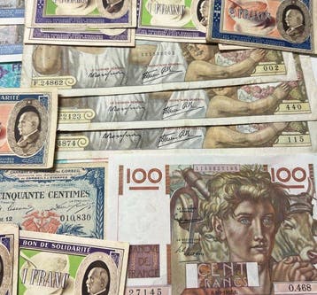 Frankrijk. - Various Dates - - 45 banknotes (Zonder