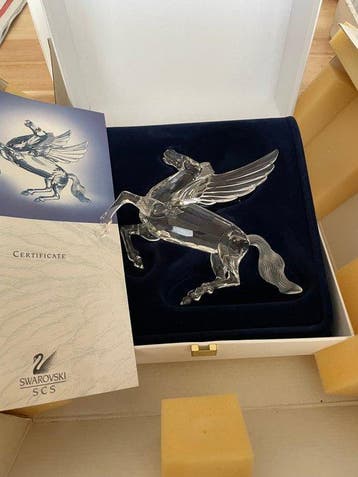 Swarovski - Beeldje - Jaarstuk 1998 Pegasus - Boxed -