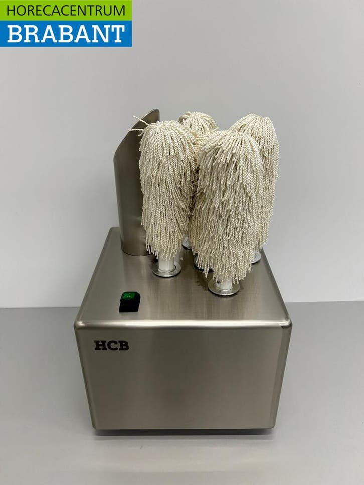 HCB RVS Glazenpoleermachine Poleermachine 300 glazen per uur, Zakelijke goederen, Horeca | Keukenapparatuur, Ophalen of Verzenden