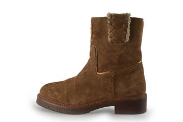 VIA VAI Enkellaarzen in maat 39 Beige, Kleding | Dames, Schoenen, Verzenden, Beige, Lage of Enkellaarzen, Zo goed als nieuw
