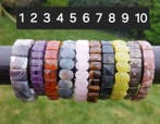Set elastische armbanden. Echte edelsteen zonder defect., Verzamelen