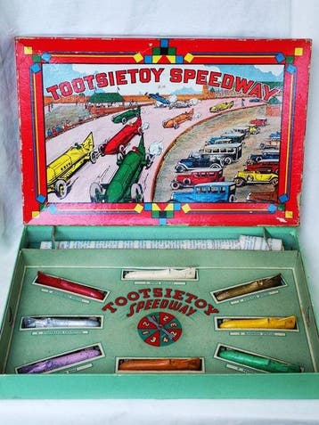 Tootsie Toy - Jouet Tootsietoy Speedway Set, Boxed -