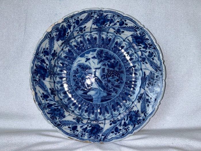 De Klaauw Delft - 490 - Assiette murale - Delft 17e eeuw, Antiquités & Art, Antiquités | Verre & Cristal