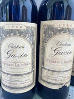 1990 x 4 Château Gazin, 1996 Chateau Rochemorin & Château, Verzamelen, Wijnen, Nieuw