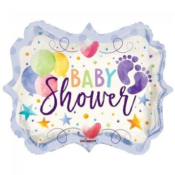 Helium Ballon Baby Shower 45cm leeg, Verzenden