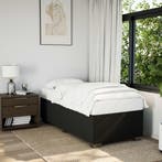vidaXL Bedframe zonder matras 80x200 cm stof zwart, Verzenden, Nieuw