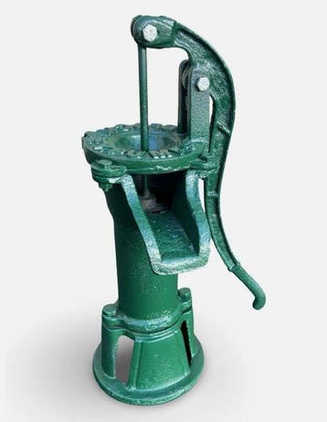 Architectonisch ornament - 2020+ - Groene waterpomp, Antiek en Kunst