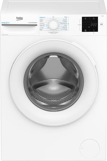 Beko Bm3wfu38412cw – Wasmachine – 8 Kg – 1400 Tpm – Prosmart, Ophalen of Verzenden, Nieuw