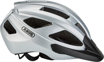 ABUS Macator Fietshelm L 58-62cm - Zilver, Vélos & Vélomoteurs, Verzenden