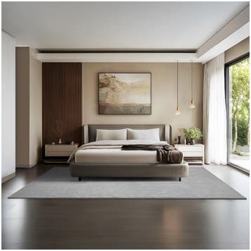 Kortpolig vloerkleed Soft Zone - 200 x 290 cm, grijs, Verzenden, Nieuw