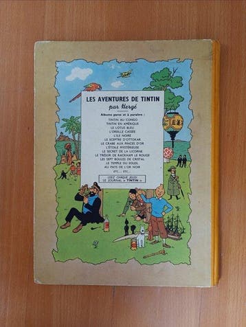 Tintin - Le Temple du Soleil (B4) - 1 Album - Réédition -, Nieuw