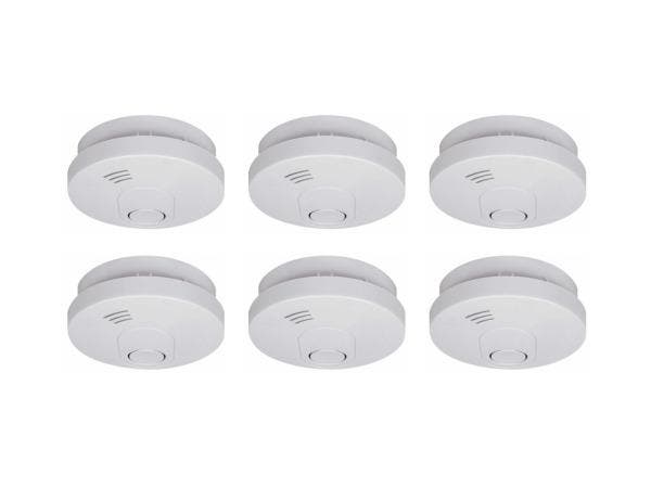 Veiling - Elro rookmelder 6-pack FS1510, Doe-het-zelf en Bouw, Alarmsystemen