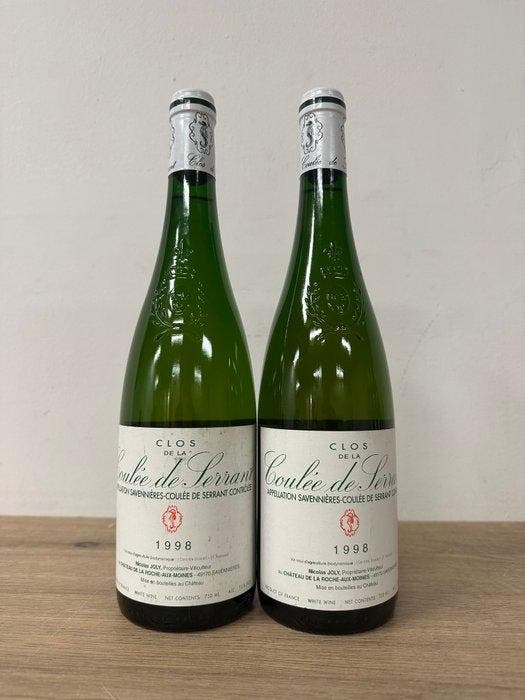 1998 Vignobles de la Coulee de Serrant Clos de la Coulee de, Verzamelen, Wijnen