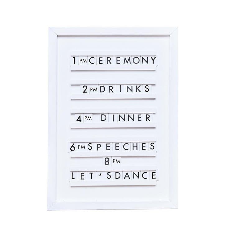 Tafeldecoratie Letterbord 44cm, Hobby en Vrije tijd, Feestartikelen, Nieuw, Verzenden