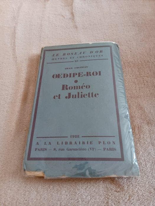 Signé ; Jean Cocteau - Oedipe-roi Roméo et Juliette [1/212, Antiquités & Art, Antiquités | Livres & Manuscrits