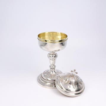 Ciborie. - Kelk - .800 zilver