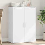 vidaXL Dressoir 60x31x84 cm bewerkt hout wit, Huis en Inrichting, Verzenden, Nieuw