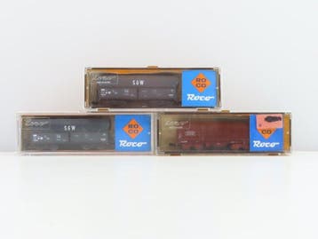 Roco N - 25095/02375C - Modeltrein goederenwagon (3) - 2x, Nieuw